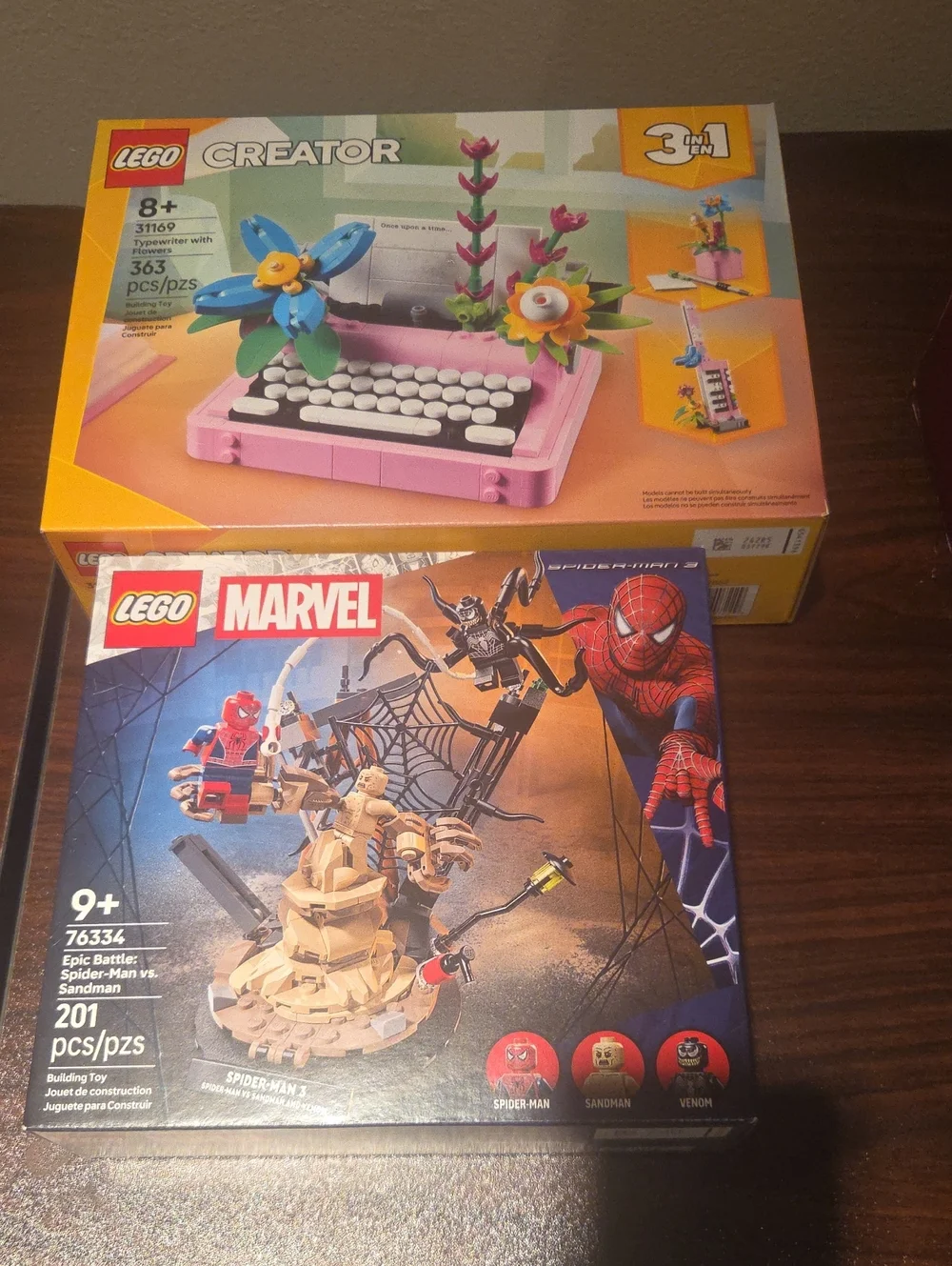 LEGO Creator Pink Typewriter with Blue and Green Flower Accents